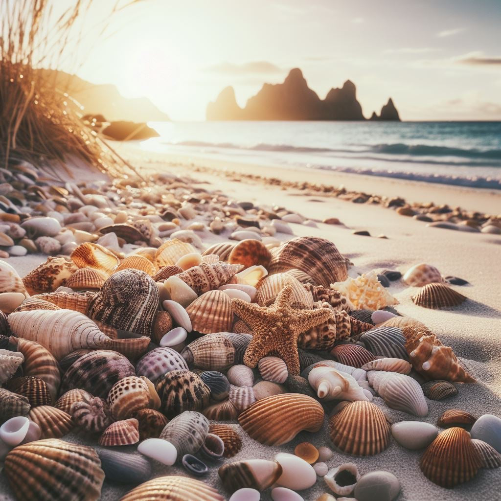 Muscheln am Strand